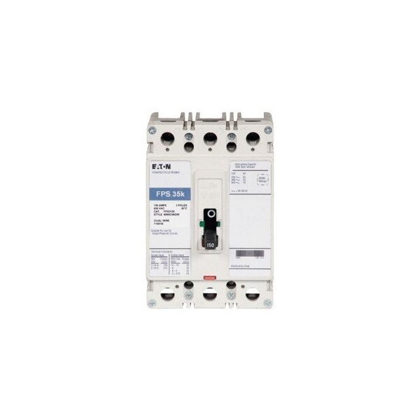 Eaton Molded Case Breakers MCCBs FPS 3P 80A 600V 50/60Hz 3Ph F Frame FPS3080L - main